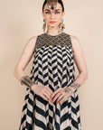 Chevron Maxi Dress