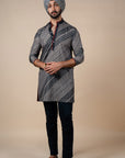 Chevron Striped Kurta