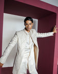 Khwaab Open Sherwani Set