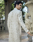Champagne Paisley Sherwani Set