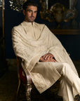 Nude Cream Sherwani Set