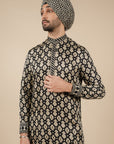 Creme Ivory Printed Kurta