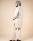 Creme Ivory Solid Kurta