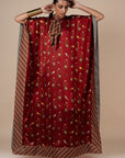 Crimson Red Kaftan