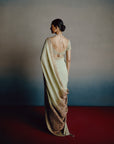 Pistachio Eden Saree