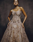 Golden Reverie Ball Gown