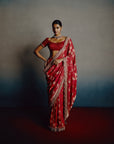 Roselle Banarasi Saree