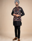 Floral Print Nehru Jacket