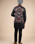 Floral Print Nehru Jacket
