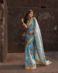 Classic Printed Saree Set