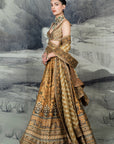 Golden Yellow Skirt Set | Baroda