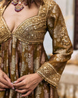 Shriphal Peplum Sharara Set
