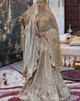 Rajbaraat Lehenga with Sheeshya Veil Set