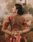 Red Bagh-E-Bahar Lehenga
