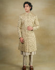 Sand Grey Anarkali Kurta Set