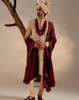 Pale gold Sherwani set