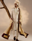 Rouge Wane Sherwani Set