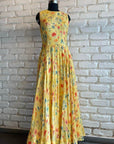 Floral Waistdrop Maxi Dress