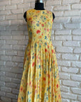 Floral Waistdrop Maxi Dress