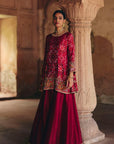 Red Patola Kurta – Sharara