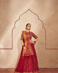 Red Patola Lehenga