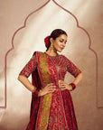 Red Patola Lehenga