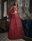 Metroid Bling Lehenga Set