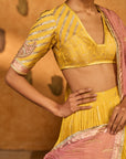 Spiced Ochre Lunar Lehenga Set