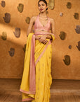 Yellow Bloom Keeper Saree