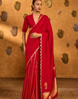 Red Bird Tales Saree