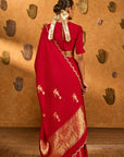 Red Bird Tales Saree