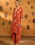Rust Moon Garden Kurta Set