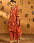 Rust Moon Garden Kurta Set