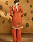 Rust Zen Kurta Set