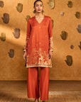 Rust Zen Kurta Set
