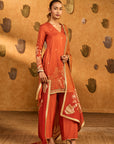 Rust Zen Kurta Set