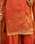 Rust Zen Kurta Set