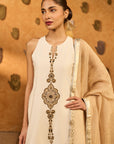 Ivory Gilded Sharara Set