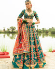 Green Banno Lehenga