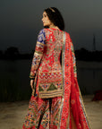 Red Banno Sharara Set - Ready to Ship