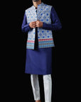 Neel Kurta and Bandhi Set with Pant