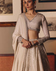 The Silver Needle Saadgi Lehenga