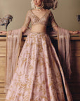 The Sona Kora Gulabi Lehenga