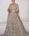 The Eden Pearl Limestone Lehenga