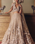 The Amazonica Tissue Lehenga