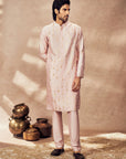 Baby Pink Tribal Pillar Kurta