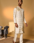 Ivory Rose Blush Kurta