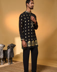 Black Turtle Tale Kurta Set