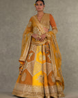 Ochre Neel-Kamal Lehenga