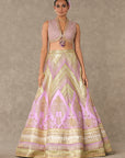 Lilac 'Anar-Phool' Lehenga Set